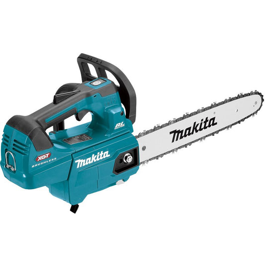 14 in Makita UC004GZ XGT 40v Max Chainsaw Top Handle Brushless Lithium Battery