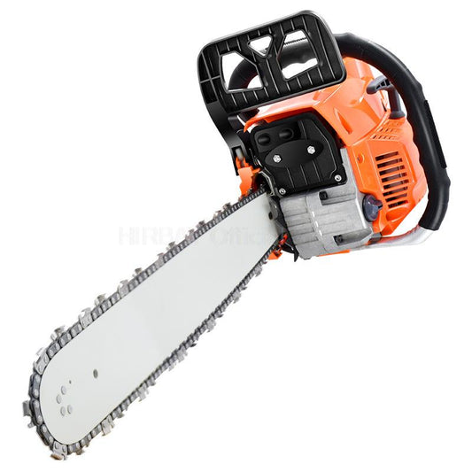 18 in Gas Chainsaw 63 cc 2-stroke engine front handle