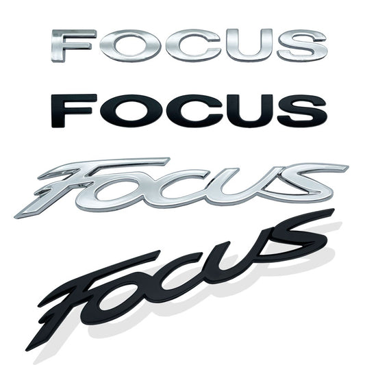Car Auto 3D Sticker Focus Logo For Ford Focus MK1 MK2 MK3 MK4 Fiesta Ranger