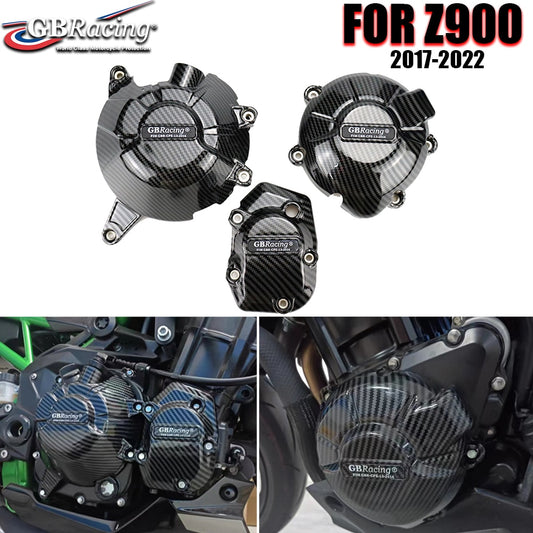Motorcycle engine cover kit repl GBRacing for Kawasaki Z900 2017-2022